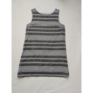 beachlunchlounge Womens‎ Striped Sleeveless Crew Neck Midi Shift Dress Size XL